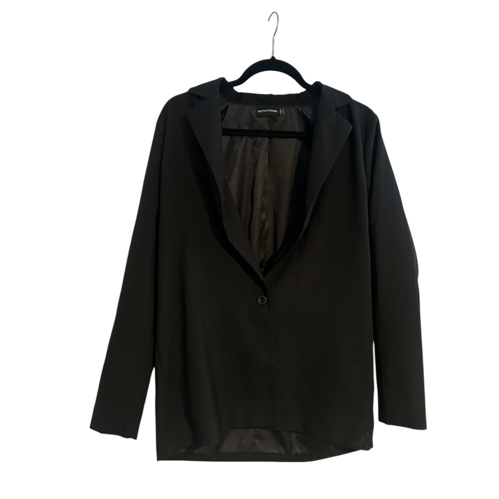 PrettyLittleThing Black Blazer